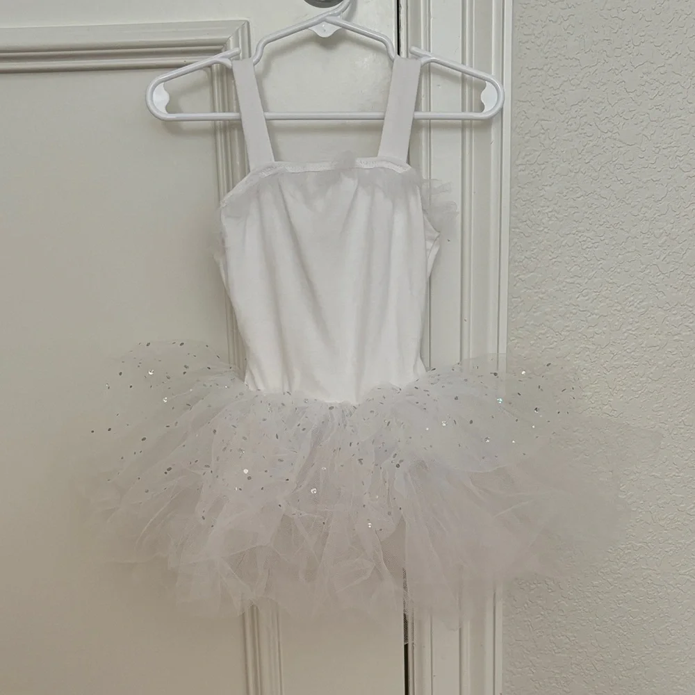 Little Girls Sparkle Dot Tank Tutu Dress